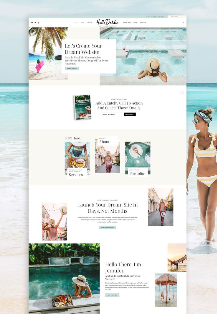 Hello Dahlia coastal lifestyle brand preview